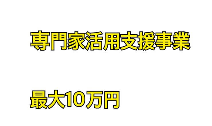 新宿区の専門家活用支援事業